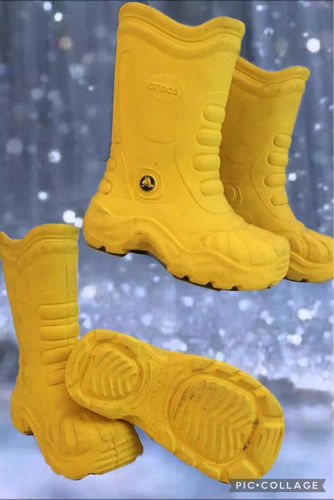 Botas De Lluvia Niños Crocs Talle 10 11 Apr Talle 27 Arg