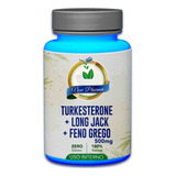 Turkesterone Long Jack Feno Grego  120 Caps 500mg Sem Sabor 