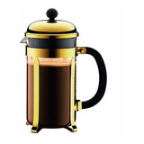 Cafetera Bodum Chambord  Embolo Acero Inox 12 Poc Oro