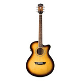 Guitarra Electroacústica Washburn Ea15 Atb Sunburst