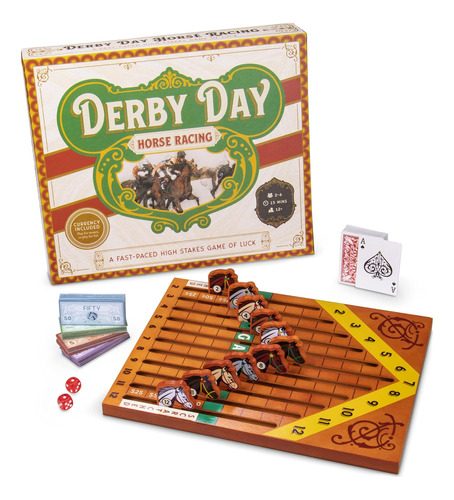 Juego De Mesa De Carreras De Caballos/derby Day