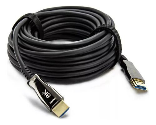 Cabo Hdmi 8k 4k 120hz 2.1 Fibra Óptica Blindado 20m Qled