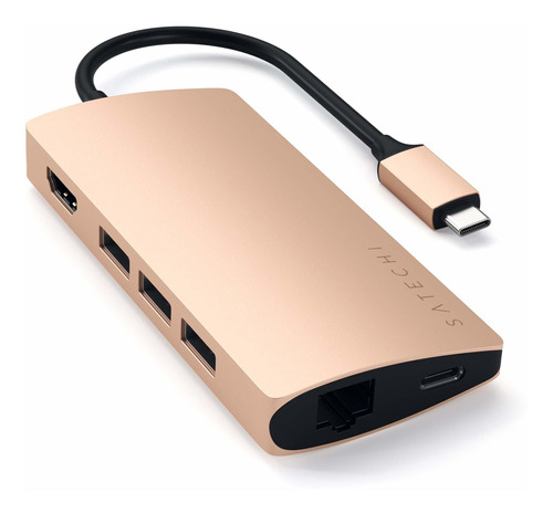 Satechi Adaptador Multipuerto Usb C Hub V2 - 4k Hdmi (60 Hz)