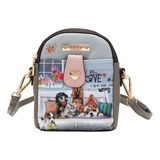 Crossbody Doble Compartimento One Happy Family Nikky By Nl