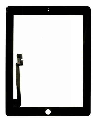 Vidrio Tactil Flex Boton Home Calidad Premium A+ Para iPad 4