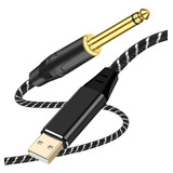 Ncggy Cable Usb Para Guitarra, Adaptador De Interfaz Usb De 