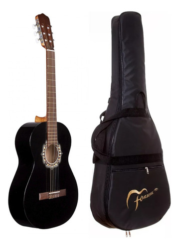 Guitarra Criolla Clásica Fonseca Modelo 25 + Funda Original.