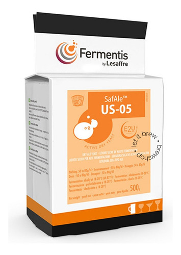 Fermento Safale Us-05 Levedura Fermentis Cerveja - Env. 500g