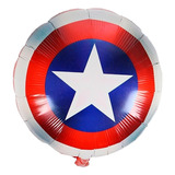 Globo Escudo De Capitan America Avengers Heroe 45x45 Cm