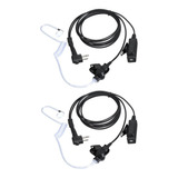 Auriculares Para Motorola Walkie Talkies Con Micrófono 2 Pin