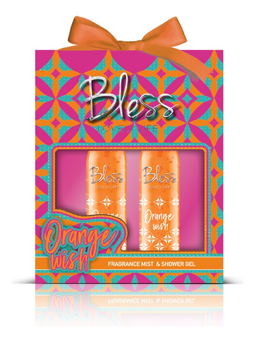 Bless Set Splash 125ml + Gel Ducha Orange Wish