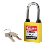 10 Lockout Tagout Locks De Seguridad Grillete Amarillo