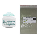 Argila Pura Verde 500g E Peeling Cristal Esfoliante 