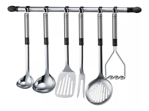 Barral De Cocina 48cm Con 9 Ganchos Proline Leifheit