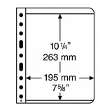 10 Folhas Leuchtturm Vario C - Para Cédulas