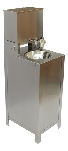 Lavamanos Portátil Forrado 15 Litros Inox