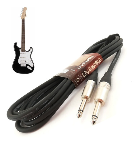 Cable Para Guitarra Plug A Plug 6.3mm 3 Metros Proel Gh