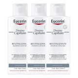 Combo X3 Eucerin Shampoo Anticaída Dermocapillaire 250ml