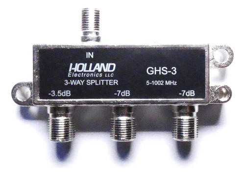 Splitter Coaxial Holland 1x3 - Ghs-3