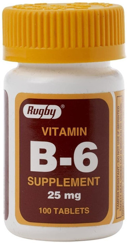 Vitamina B6 100tabs Watson Rugb - Unidad a $1708
