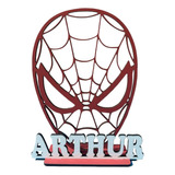 10 Centro De Mesa Homem Aranha- Spider Man Em Mdf Vermelho