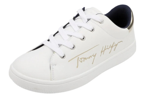 Thommy Hilfiger Low Cut Lace-sneaker White /platinum 