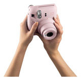 Máquina Fotográfica Instax Mini 12 Rosa Gloss  Fujifilm