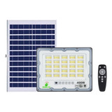 Lampara, Reflector Solar Led 400w Con Luz Blanco Calido