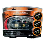 Kit Cables Amplificador Calibre 4 Ads Hd-6035 100% Cobre