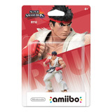 Super Smash Bros Ryu Amiibo Sellado