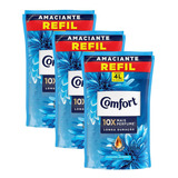 Kit 3 Amaciante Concentrado Comfort Frescor Intenso 900ml