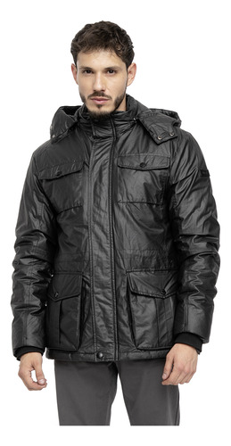 Waxed Jacket Black  Black Bubba