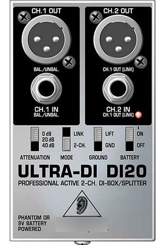 Behringer Caja Directa Activa Profesional Multiusos Di20