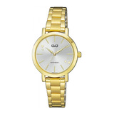 Reloj Qyq De Citizen Q893j011y Mujer Dorado Somos Tienda