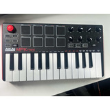 Teclado Controlador Midi Akai Mpk Mini Mk2 Com 25 Teclas Usb