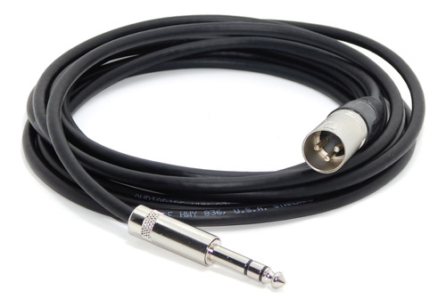 Cable Canon Xlr Macho A Plug Trs Balanceado 2 Mts Audiopipe