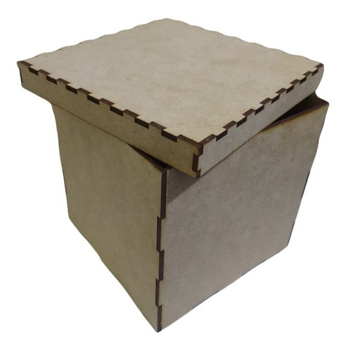 Pack Caja Para Regalo Mdf 3mm 15x15x15 10 Piezas