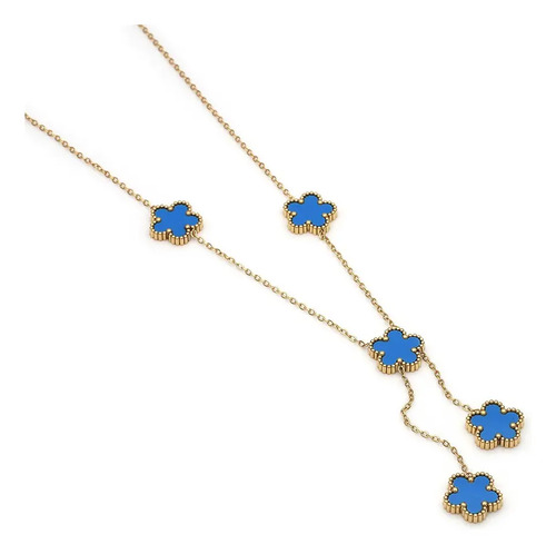 Collar De Flores En Acero Inoxidable Valdivia Accesorios