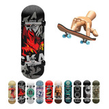 Skate Dedo Profissional De Madeira Com Rolamento Fingerboard