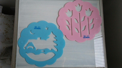 Lote 2 Stencil P/ Tortas La Lechera Nestle