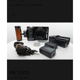 Sony A6000 + Lente 16-50mm + Microfone Boya By-wm4