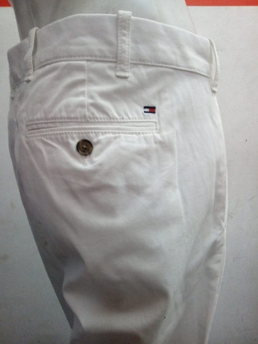 Pantalón Chino Tommy Hilfiger Custom Fit Talle W38 L34 White
