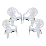 4 Sillones Reposera Jardin Monaco Colombraro