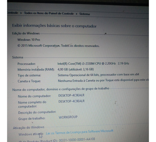 Notebook Dell Latitude E5420 4gb Peças