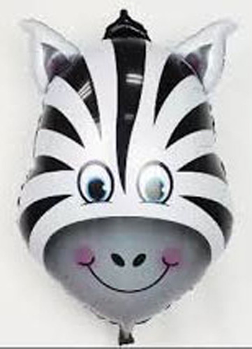 Globo Animales Cebra De 32  Pulgadas Selva Circo Zebra Ch