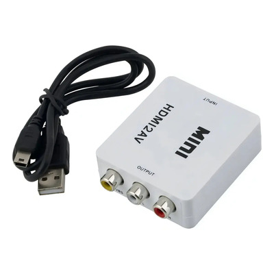 Adaptador Convertidor Hdmi A Av Hdmi2av Audio Video Flexcop | MercadoLibre