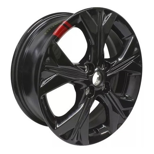 Rin 16 Black Detalle Rojo Onix Beat Sonic Spark Aveo (1 Pza)