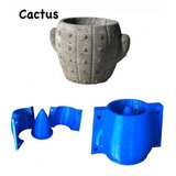 Archivo Stl Impresión 3d Moldes Macetas - Molde Cactus