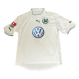 Camiseta Wolfsburgo 2003 #10 Usada En Juego Por D'alessandro