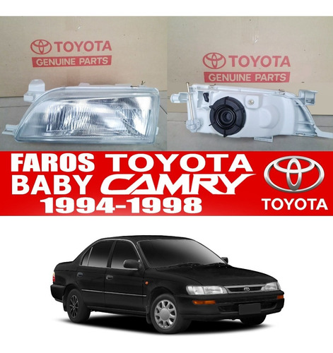 Faro Toyota Corolla Baby Camry 94-98  Vidrio Foto 6